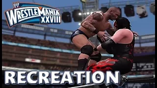 WWE 2K17 RECREATION: RANDY ORTON VS KANE  | WRESTLEMANIA 28 HIGHLIGHTS