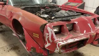 79 trans am 400 4 spd restoration