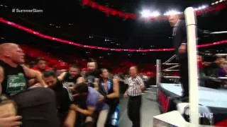 Brock Lesnar Vs  The Undertaker Raw July/20/15