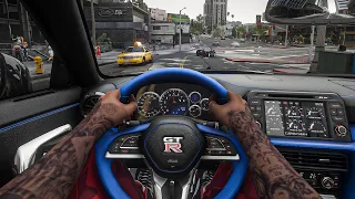 ⁴ᴷ⁶⁰ GTA 5 PC REAL LIFE Graphics - POV DRIVE w/ BEST Cars MODs & Realistic Camera Mod on RTX™ 4090!