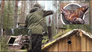 ОБАЛДЕТЬ! ОН КОПТИТ РЫБУ В ТРУБЕ ЗЕМЛЯНКИ... Копчёности без коптильни!