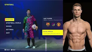 efootball 2022 Gameplay ps5 | Manchester united vs Arsenal official gameplay pes 2022 ps5