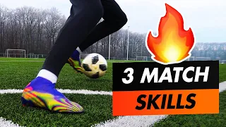 3 EFFECTIVE SKILLS TO BEAT ANY DEFENDER | Easy Dribbling Tutorial For Footballers