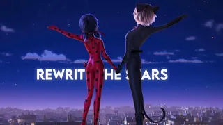 miraculous awakening/rewrite the stars amv+lyrics|sophienoirx