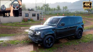 Land Rover Defender | OFFROAD | Forza Horizon 5 | Logitech G29 gameplay