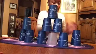 Speed stacking: taking tips from people and it gets me a 9 not bad