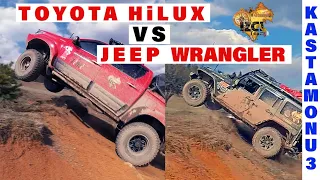 TOYOYA HILUX vs JEEP WRANGLER - (İzciteam Kastamonu Offroad 3. Bölüm)