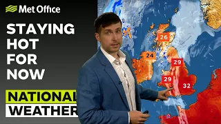 07/09/23 – Warm for Most – Afternoon Weather Forecast UK – Met Office Weather