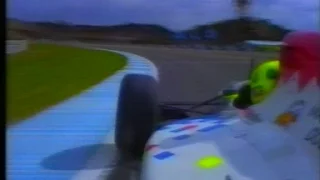 Onboard Christian Fittipaldi at Jerez - 1994 (rare shots)