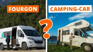 Fourgon VS Camping-car : alors, c'est quoi le mieux ?