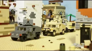 Lego modern warfare film, part 5 trailer. Iraq war based on Long road home