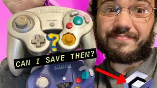 Let’s Clean! - 2 Old GameCube Controllers