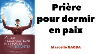 PRIÈRE POUR DORMIR EN PAIX  /Marcelle VAGBA