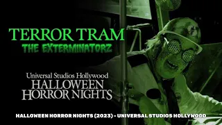 Terror Tram The Exterminatorz Halloween Horror Nights (2023) Universal Studios Hollywood