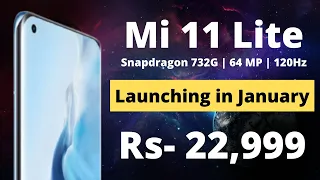 Mi 11 Lite | Full Specification 🔥| Snapdragon 732G | 64 MP | India Price | Release Date ⚡