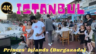 Discovering Istanbul Princes’ Islands (Burgazada) September 2023 | 4K Walking Tour