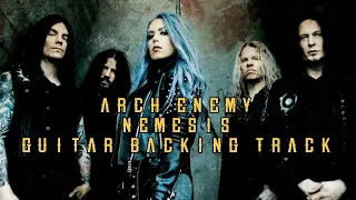 Arch enemy - nemesis (guitar backing track)  with vocal