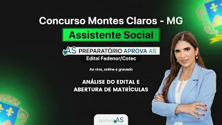 Concurso Montes Claros 2024 - Assistente Social / Curso Preparatório