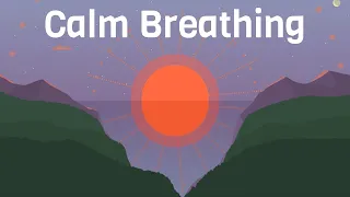 Calm Sunrise Breathing Animation - HRV (Resonant, Coherent) Breathing
