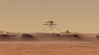 NASA Video: Mars Helicopter "Ingenuity" Flight Test Animations (2021)