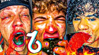 EXTREME Spicy Food TikTok Compilation #16 🥵🌶