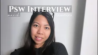 PSW Interview Questions #canada #psw #nurse #interview