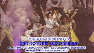 YULDUZ USMONOVA- XAR KO'RSAM QUVONAMAN(LIVE)2023