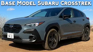 2024 Subaru Crosstrek Base Model Review -- Does The Least Expensive Crosstrek Have Enough Value?