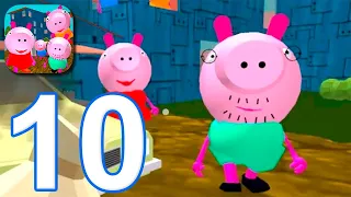 КАК ПРОЙТИ игру СЕМЕЙКА ПИГГИ уровень 10 Piggy Neighbor