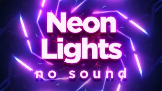 Colorful Disco - Neon Lights Background - No Sound