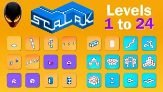 SCALAK Level 1 2 3 4 5 6 7 8 9 10 11 12 13 14 15 16 17 18 19 20 21 22 23 24 (Minimal Puzzle Game)