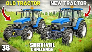 I SOLD MY TRACTOR TO BUY THE SAME ONE AGAIN? | Survival Challenge | Farming Simulator 22 - EP 36