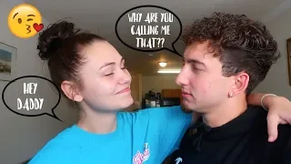 CALLING MY BOYFRIEND DADDY TO SEE HOW HE REACTS... | Montana & Ryan