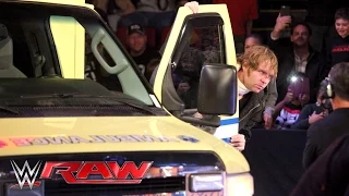 An injured Dean Ambrose retaliates against Brock Lesnar: Raw, February 22, 2016