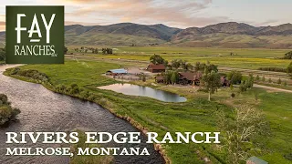 Montana Luxury Home For Sale | 9,322± SF | Rivers Edge Ranch | Melrose, MT