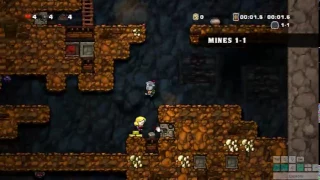 Damsel Death% 1.6 Seconds - Spelunky