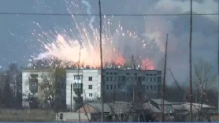 Балаклея, взрыв склада боеприпасов.