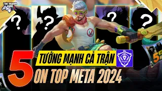 Liên Quân Top 5 Tướng Mạnh Từ Đầu Tới Cuối Game Thống trị bxh meta giải 2024, TNG