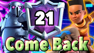 Top 21 with PEKKA RAM LIGHTNING deck🥰-Clash Royale