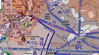 MSFS - Flying New York City Helicopter Routes