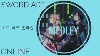 Sword art online Medley(include OP & OST & Catch the moment)
