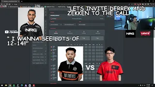 NRG s0m and NRG FNS, invite 100T Derrek & Sen Zekken for a face off before Sentinels vs 100 Thieves