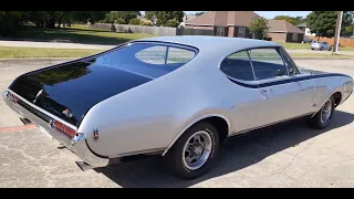 MUSCLE CAR - 1968 HURST OLDS 442 - 455 ROCKET AUTO -  WALK AROUND AND DRIVE