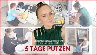 5 Tage Aufräumen / tägliche Putzroutine / 1 Woche Haushalt / Clean with me / Aufräumen Motivation