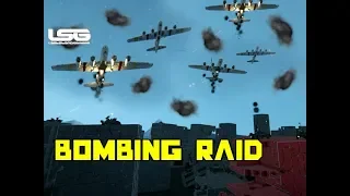 Bombing Raid Vs Flak Battery WW2 - Space Engineers