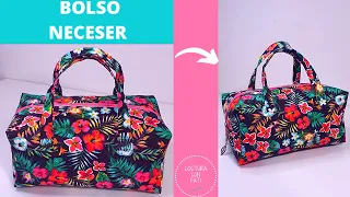 DIY – BOLSO NECESER  / BOLSO DE MANO / NECESER CON MANIJAS