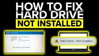 How To Fix Hard Drive Not Installed Error On Dell Latitude Laptop