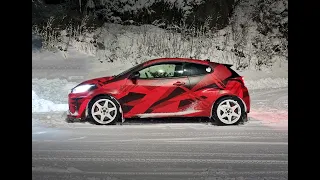 GR YARIS / POV / First time in snow