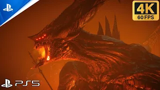 Demon's Souls - Dragon God Boss Fight - PS5 Gameplay [4K - 60 FPS]