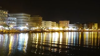 Loutraki, Greece at night